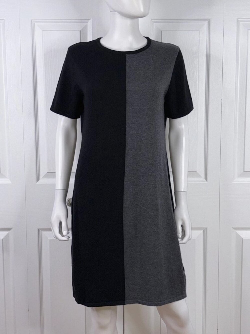 PREMISE women's short-sleeved knit dress large